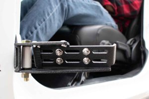 Jeep Gladiator JT Foot Pegs - Fishbone Offroad - Textured Powder Coat - Black - `20-`27